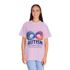 Autism Acceptance T-Shirt — Infinity Puzzle Rainbow Design