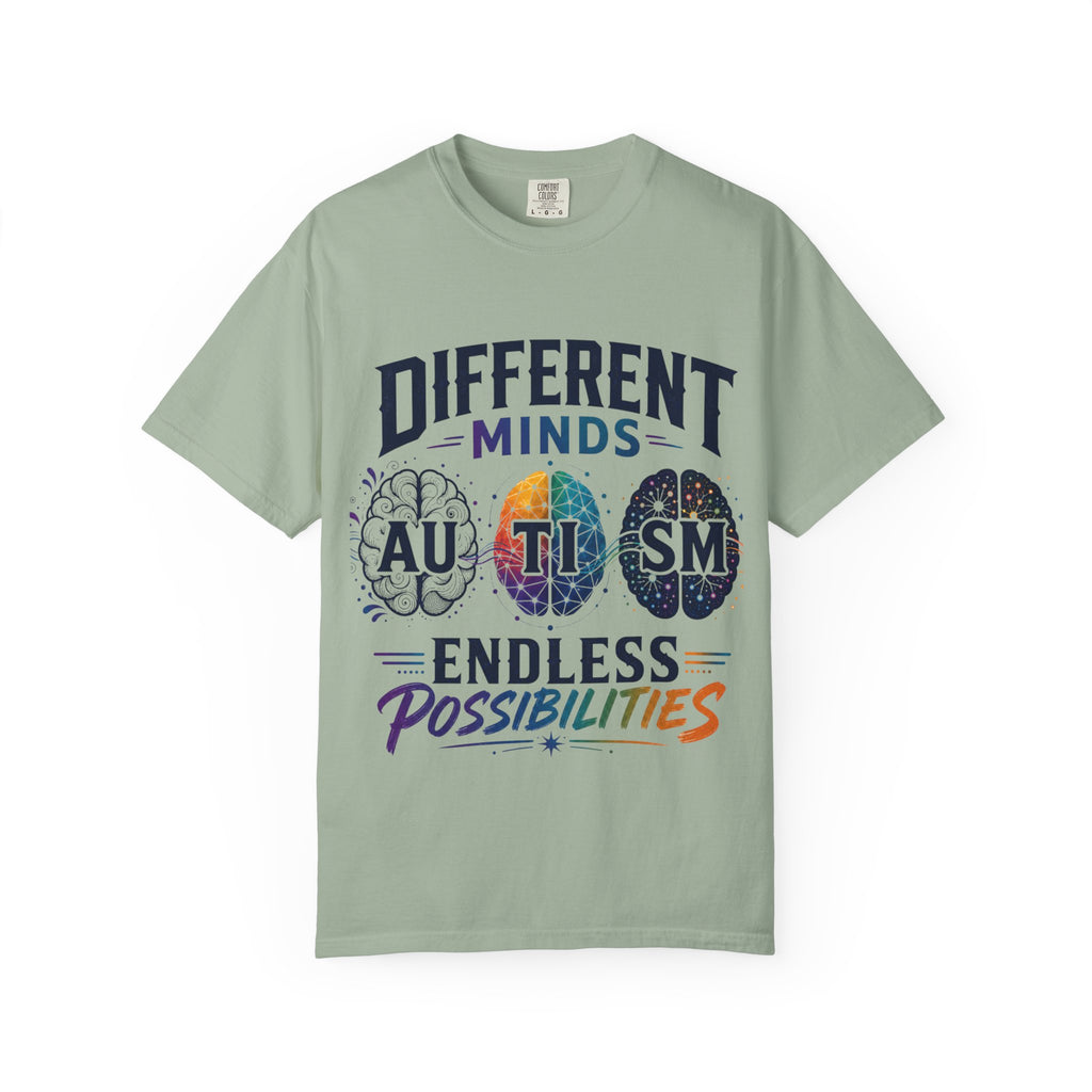 Autism Awareness T-Shirt — "Different Minds, Endless Possibilities"