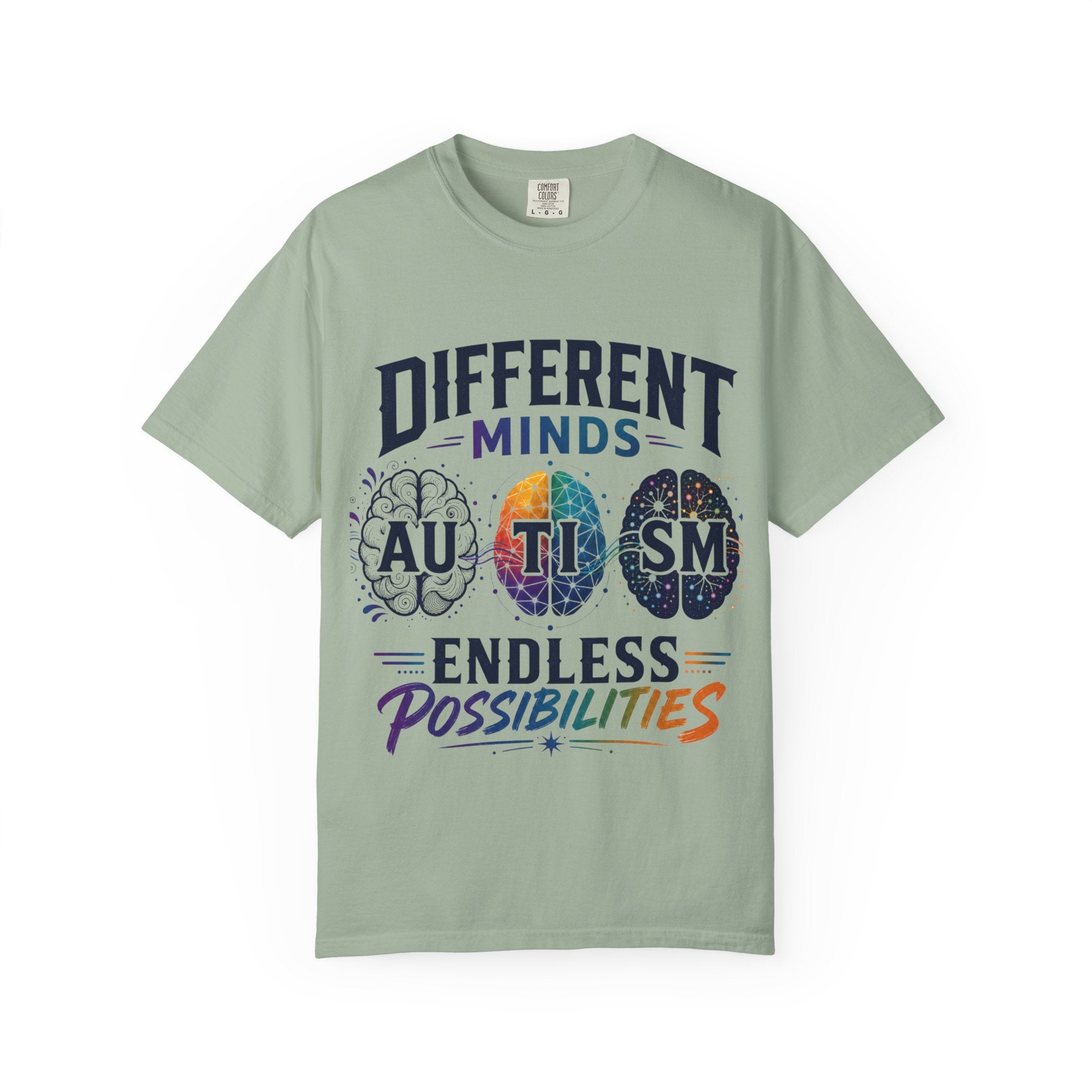 Autism Awareness T-Shirt — "Different Minds, Endless Possibilities"