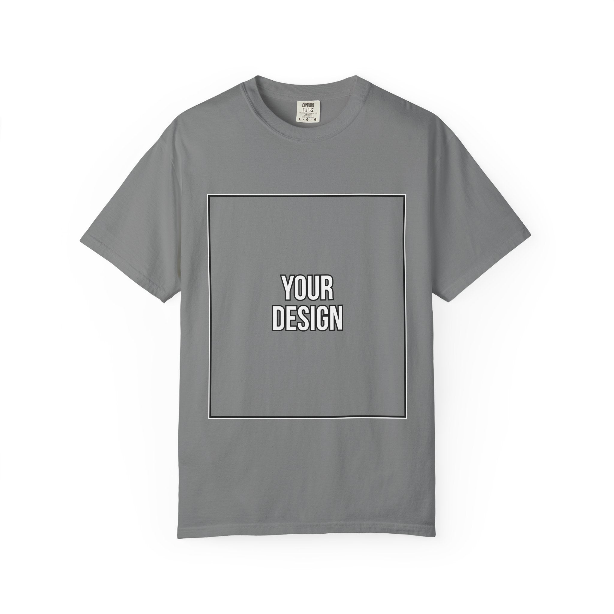 Classic Crewneck T‑Shirt — Custom Front Print Template
