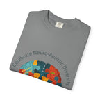 Autistic Neurodiversity Puzzle Brain T-Shirt — "Celebrate Neuro-Autistic Diversity"