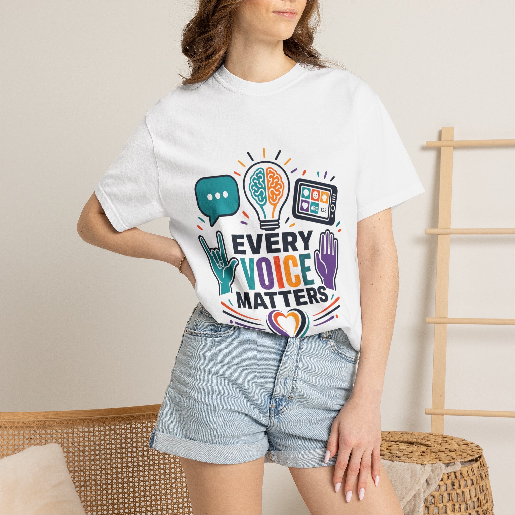 Every Voice Matters T-Shirt — Inclusive Speech & Accessibility Awareness Tee