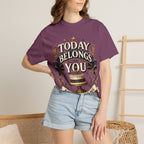 Birthday T-Shirt – "Today Belongs to You" Celebrate Big Tee