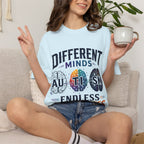 Autism Awareness T-Shirt — "Different Minds, Endless Possibilities"