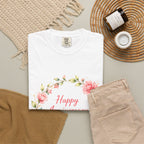 Anniversary Floral T-Shirt — "Happy Anniversary to a beautiful couple" Gift Tee