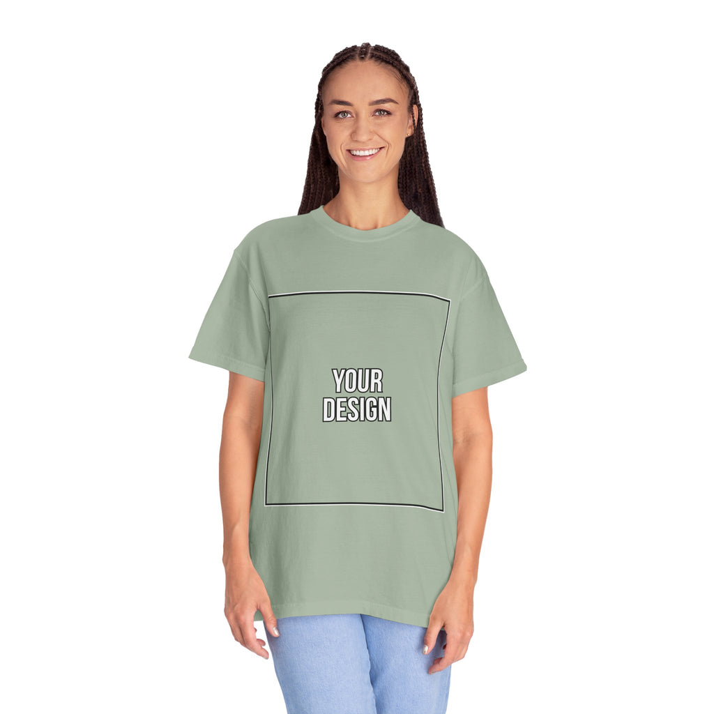 Classic Crewneck T‑Shirt — Custom Front Print Template