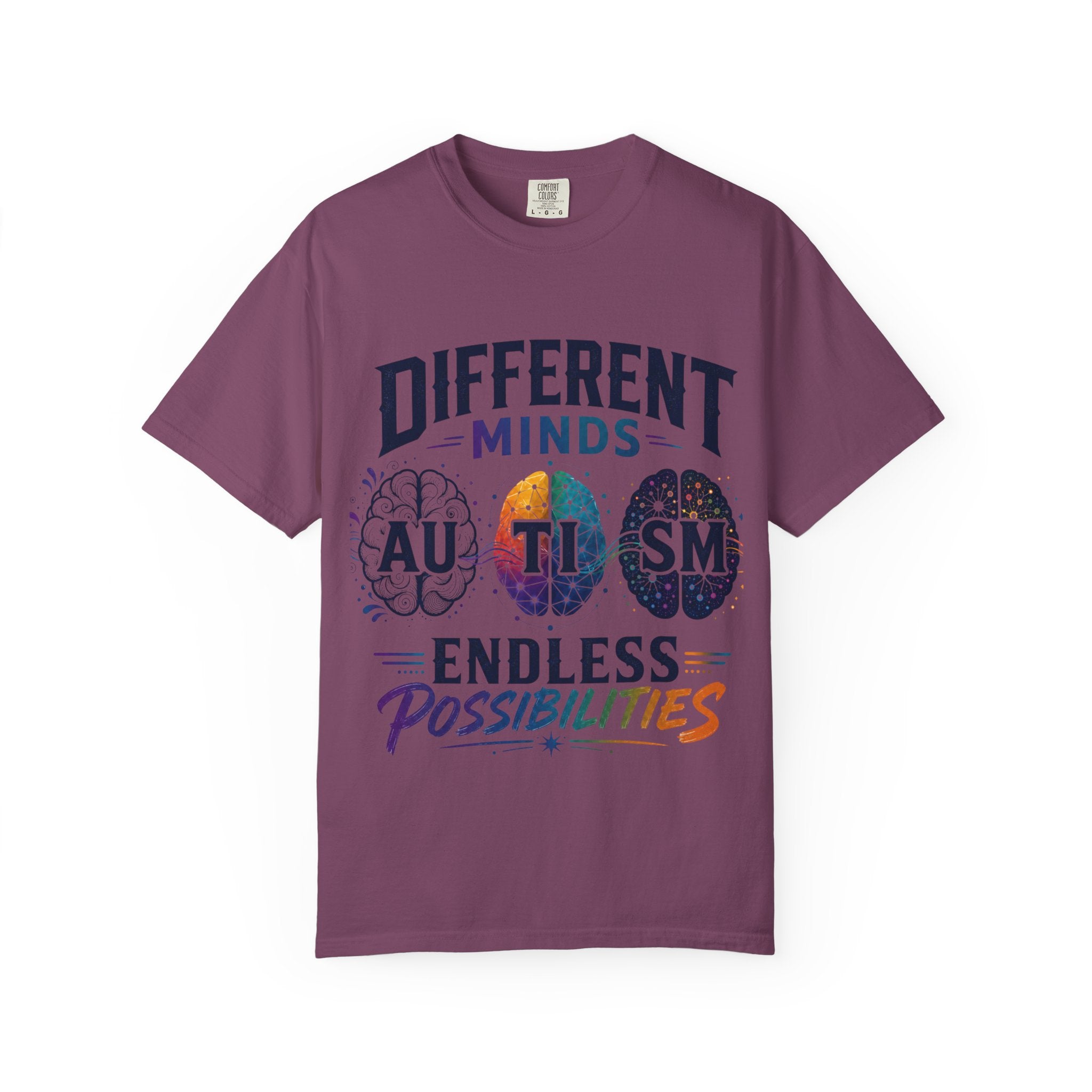 Autism Awareness T-Shirt — "Different Minds, Endless Possibilities"