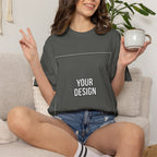 Classic Crewneck T‑Shirt — Custom Front Print Template