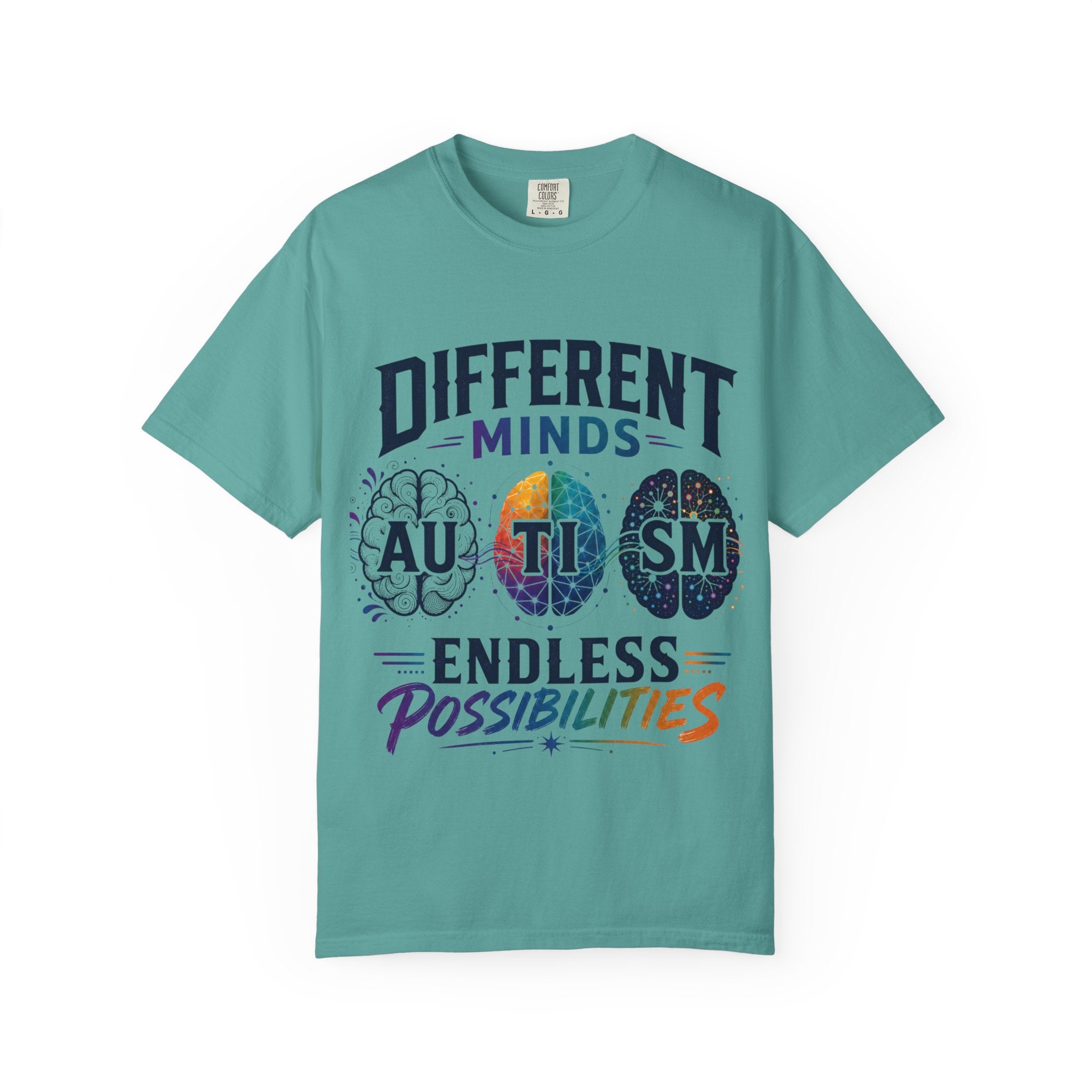 Autism Awareness T-Shirt — "Different Minds, Endless Possibilities"