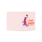 Basketball Happy Birthday Card — Sporty Birthday Greeting Card