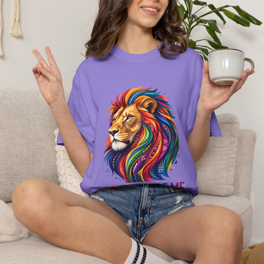 Proud to Be Me Lion T-Shirt — Rainbow Mane Pride Tee