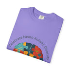 Autistic Neurodiversity Puzzle Brain T-Shirt — "Celebrate Neuro-Autistic Diversity"