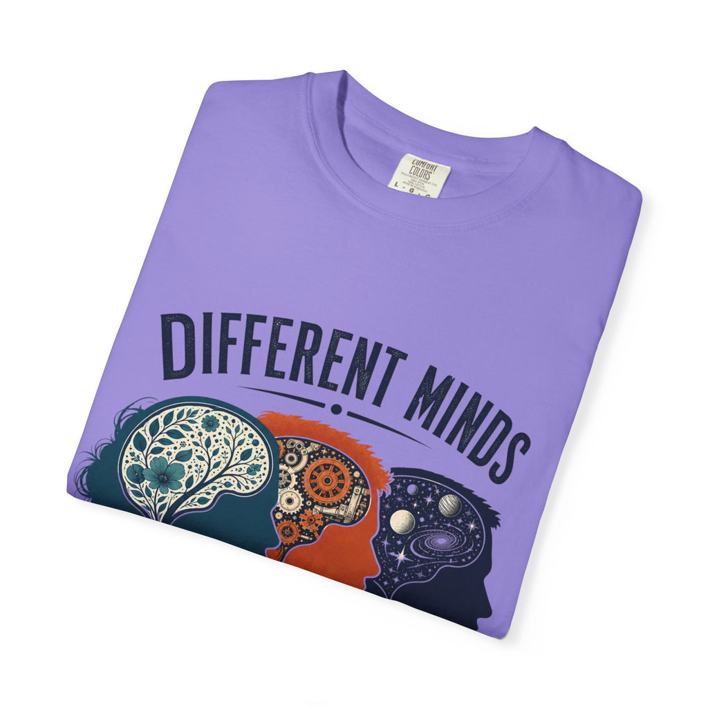 Different Minds Shared Humanity T-Shirt — Unity & Neurodiversity Awareness Tee