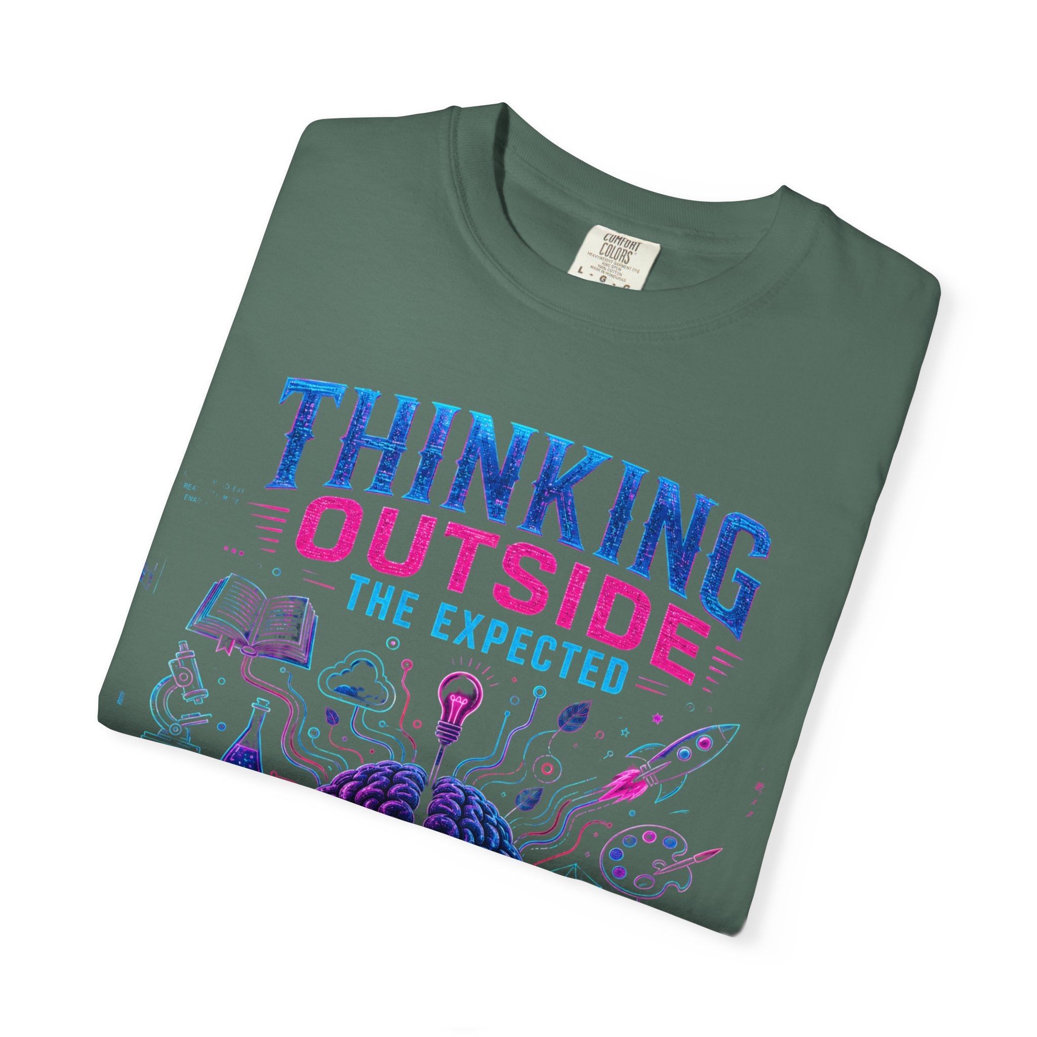 Thinking Outside the Expected T-Shirt — Creative Brain Graphic Tee