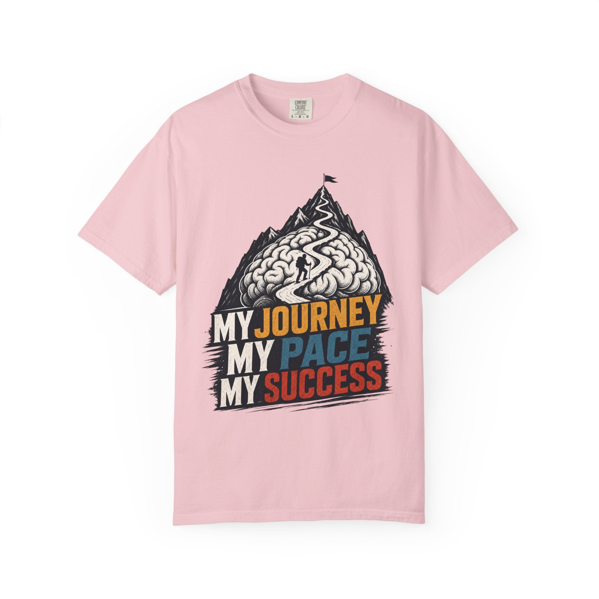 My Journey My Pace My Success T-Shirt — Motivational Mountain Graphic Tee