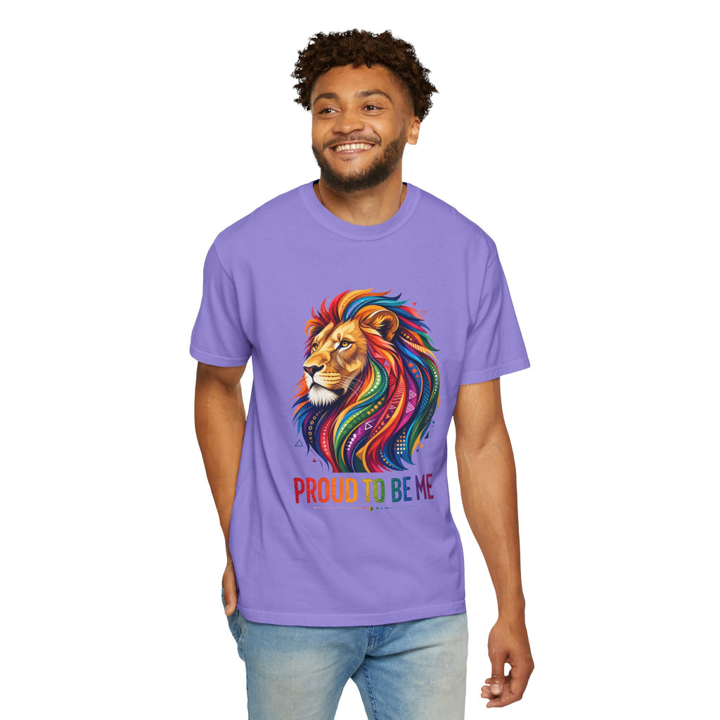 Proud to Be Me Lion T-Shirt — Rainbow Mane Pride Tee