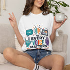 Every Voice Matters T-Shirt — Inclusive Speech & Accessibility Awareness Tee