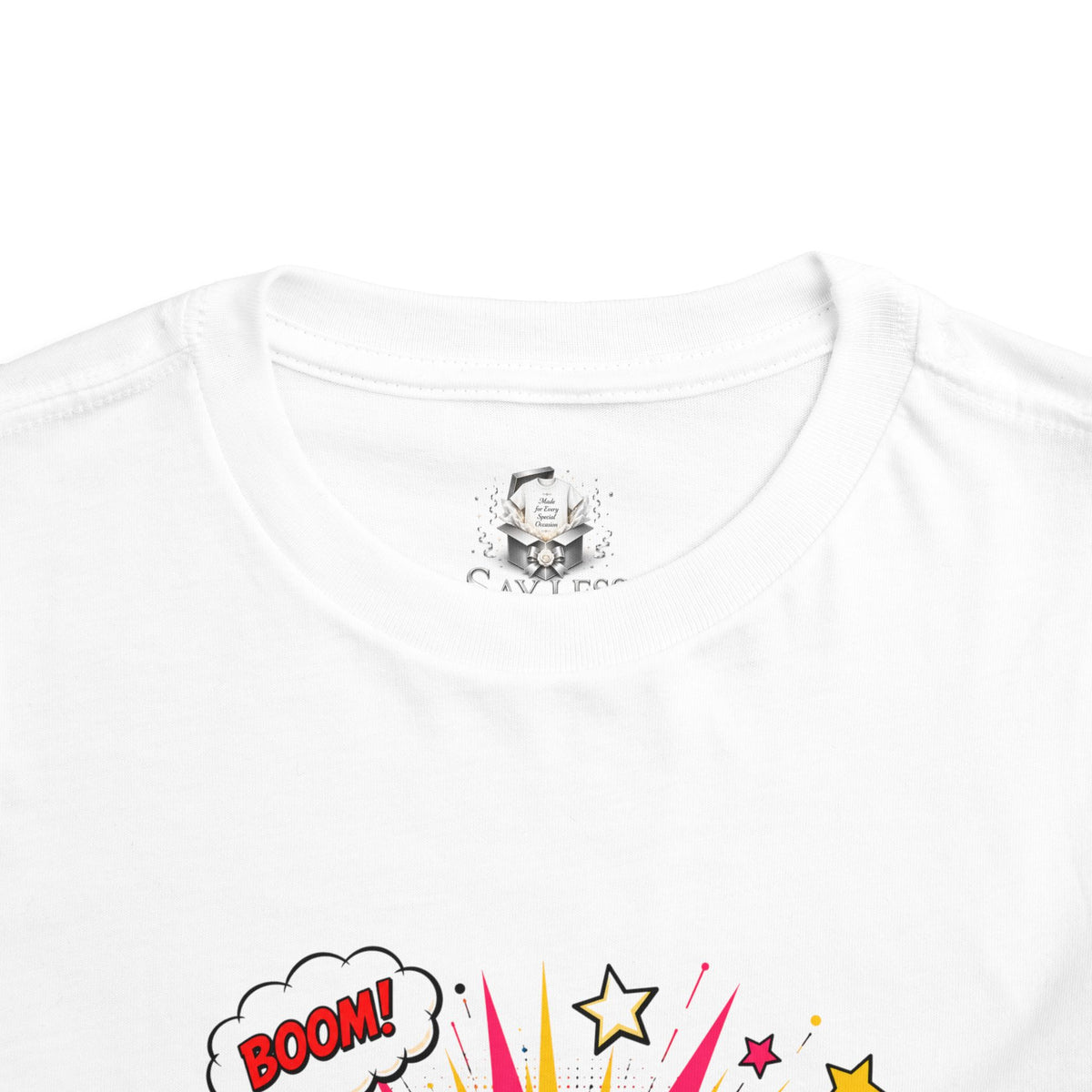 Toddler Tee - Comic Pop "Happy Birthday!" Graphic