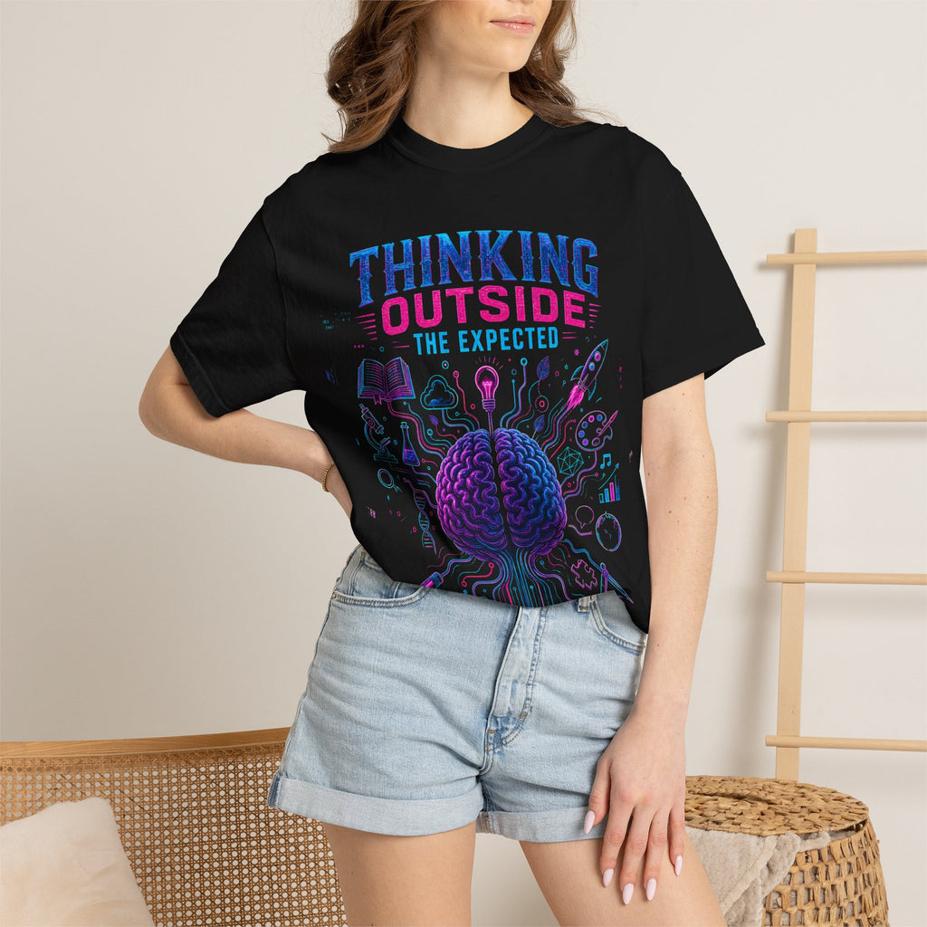 Thinking Outside the Expected T-Shirt — Creative Brain Graphic Tee