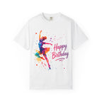 Happy Birthday Colorful Ballet Dancer Adult T-Shirt
