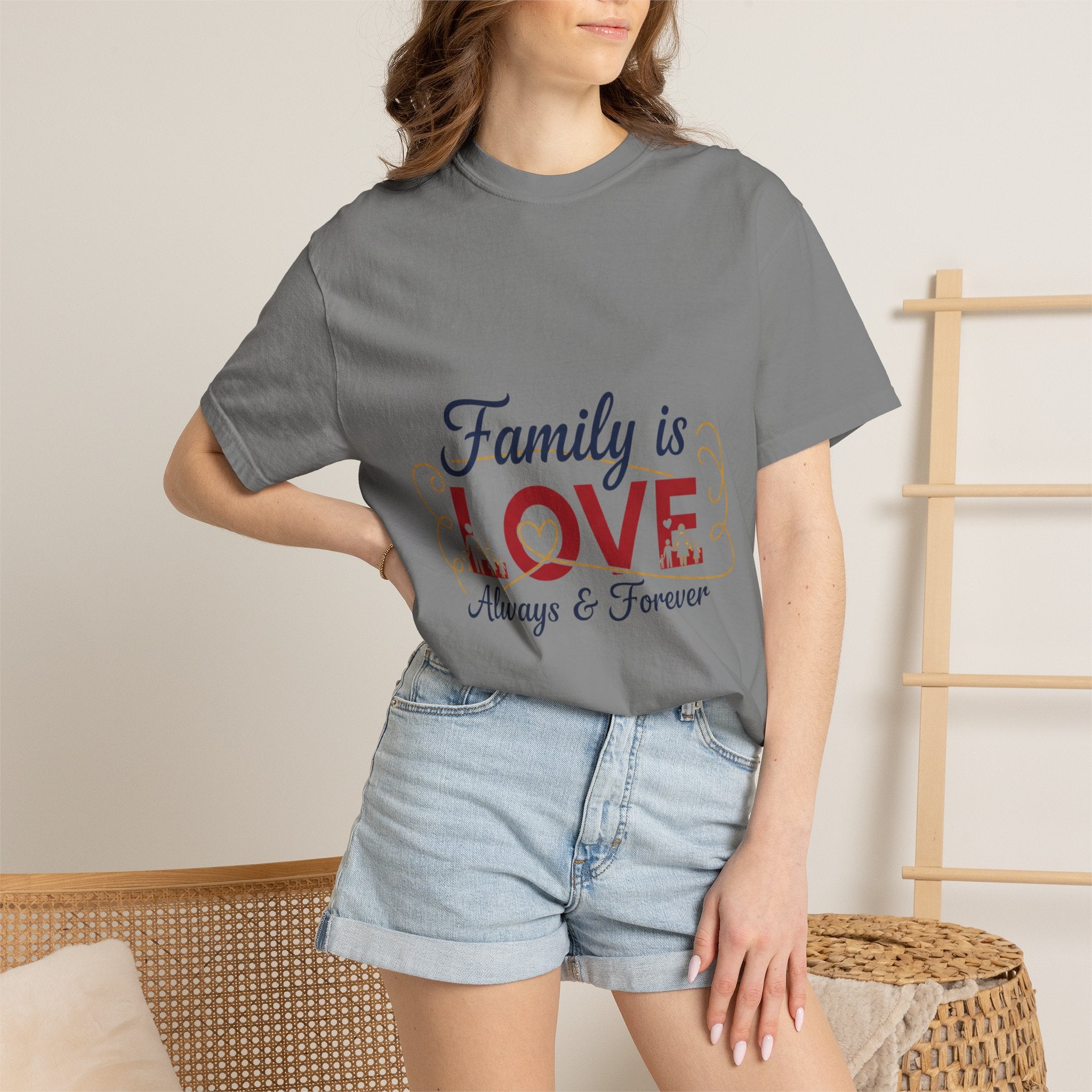 Family Is Love T-Shirt – "Family is Love Always & Forever" Graphic Tee