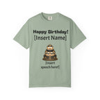 Birthday Cake Personalized T‑Shirt — "Happy Birthday! [Insert Name]" Customizable Tee