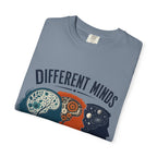Different Minds Shared Humanity T-Shirt — Unity & Neurodiversity Awareness Tee