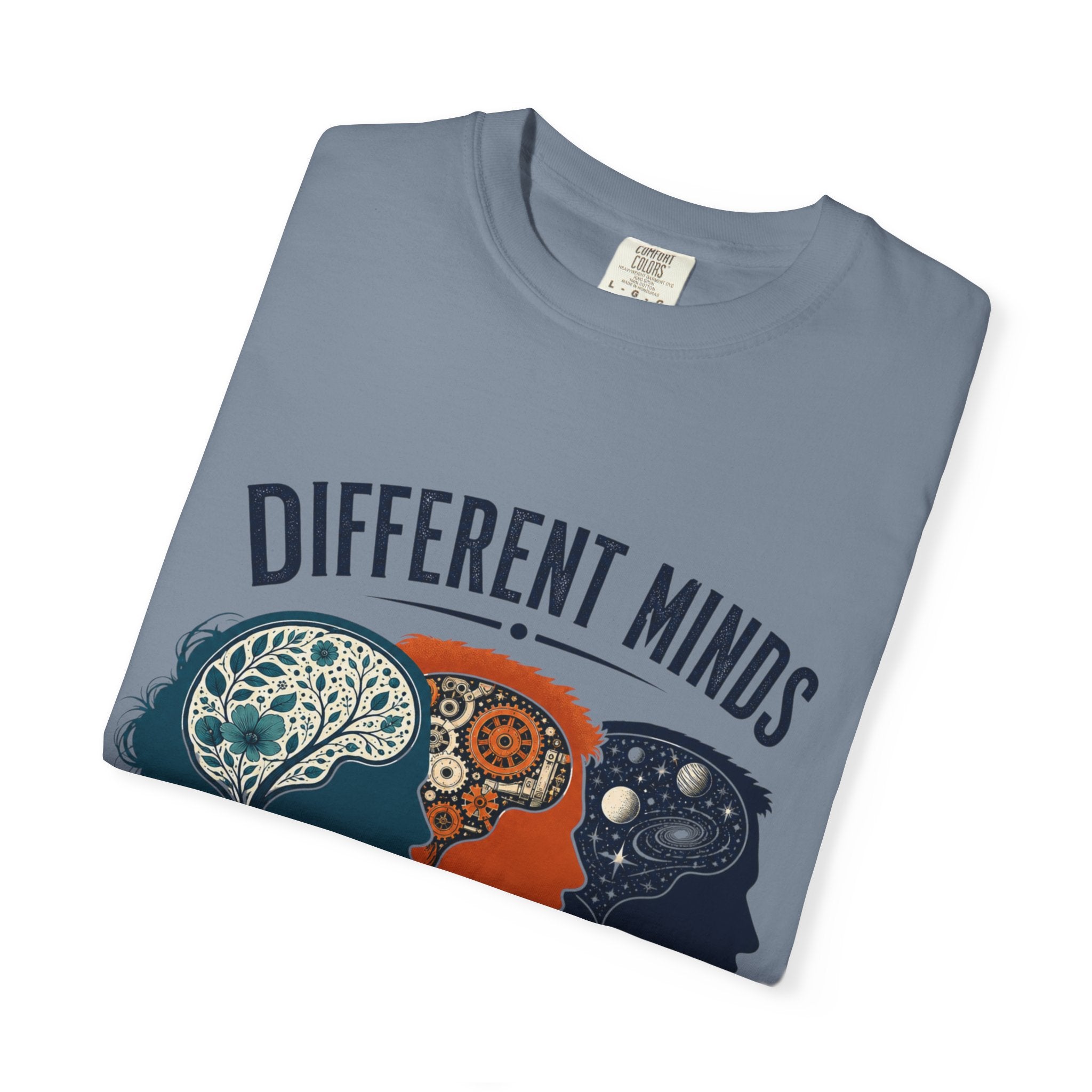 Different Minds Shared Humanity T-Shirt — Unity & Neurodiversity Awareness Tee