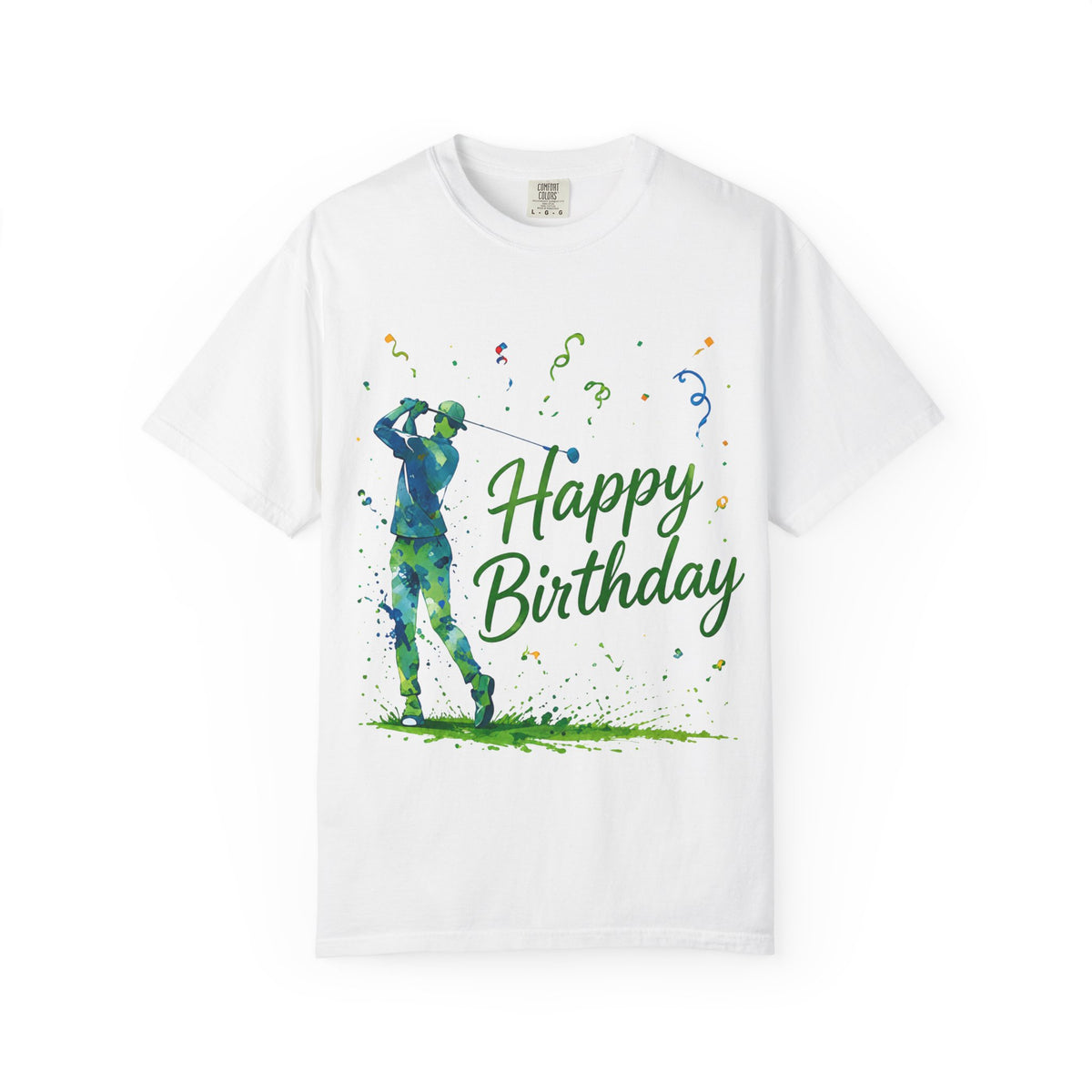 Golf Birthday Adult T-Shirt — Happy Birthday Golfer Tee