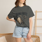 Think Freely T-Shirt — 'The World Keeps Different Perspectives' Graphic Tee