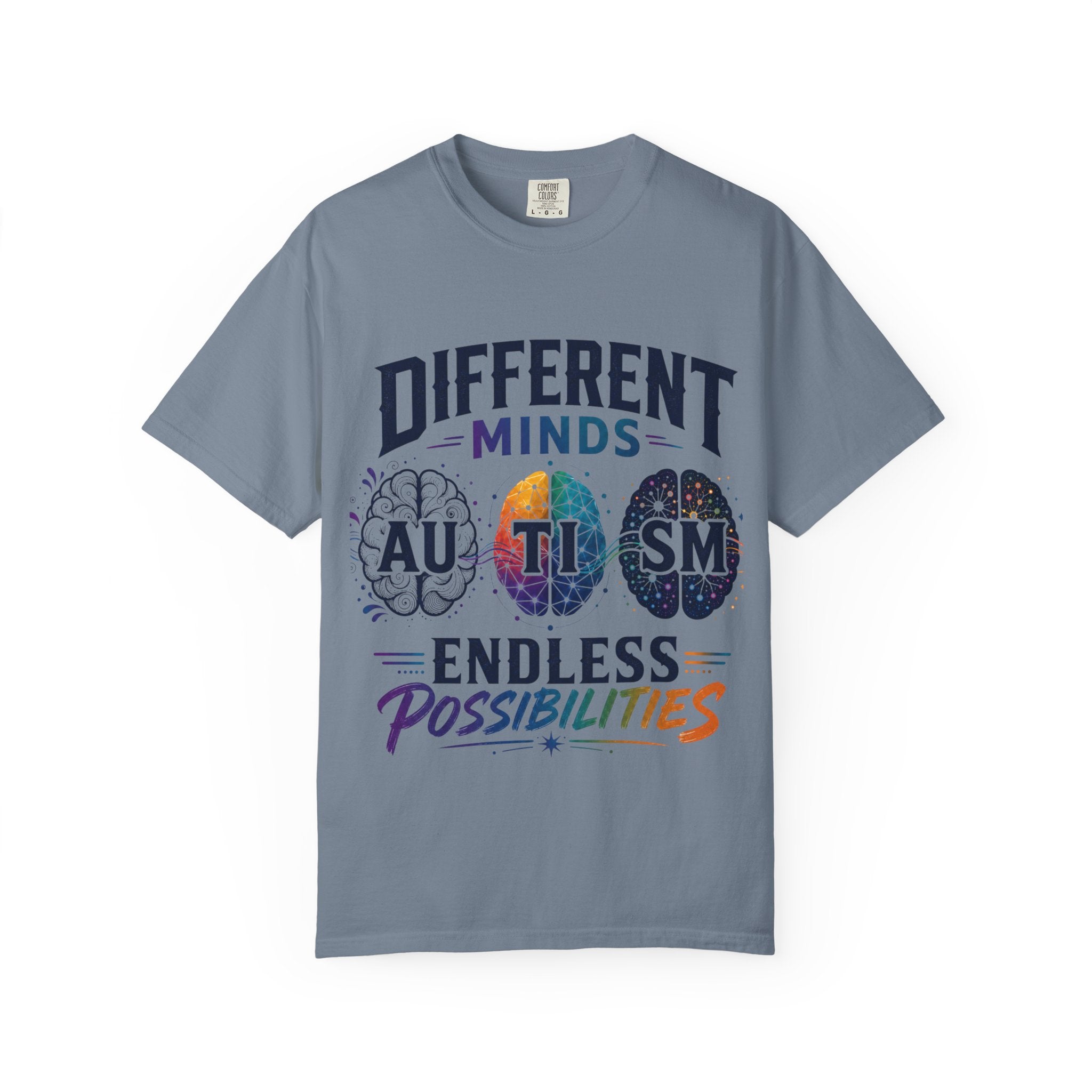 Autism Awareness T-Shirt — "Different Minds, Endless Possibilities"