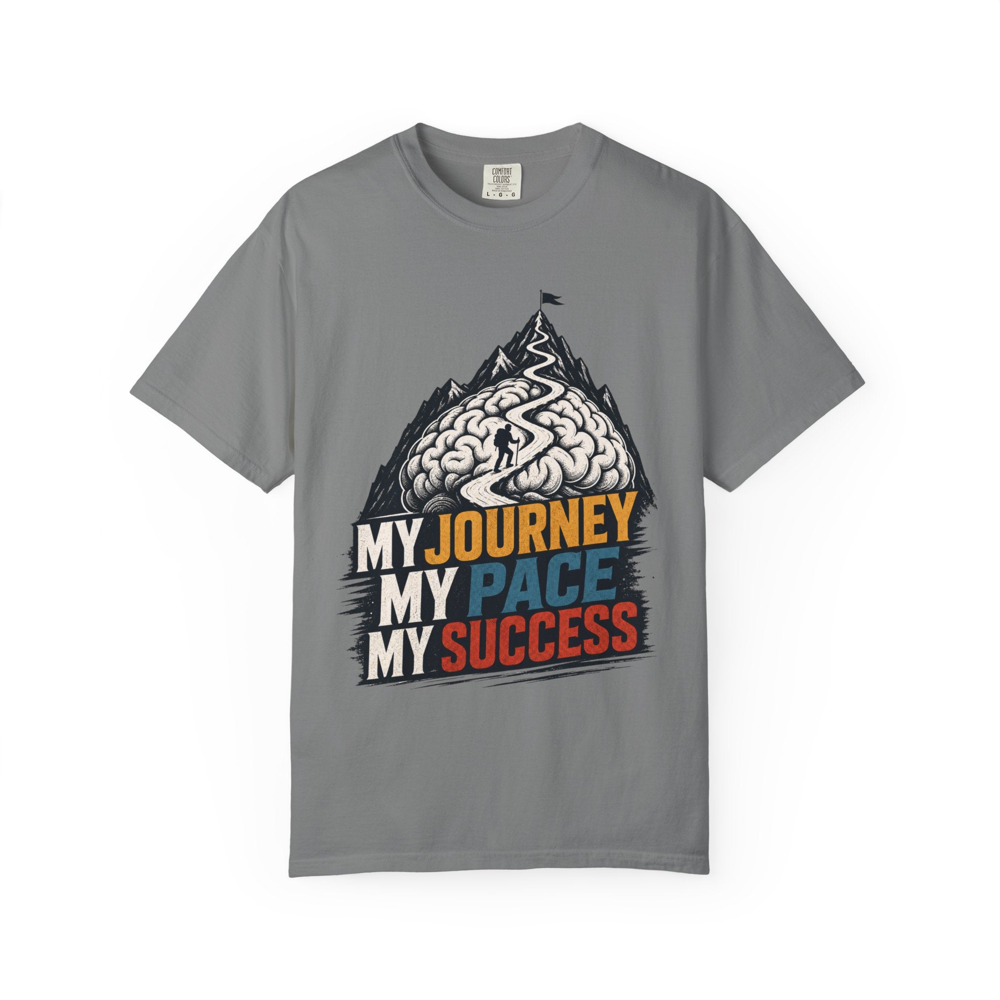 My Journey My Pace My Success T-Shirt — Motivational Mountain Graphic Tee