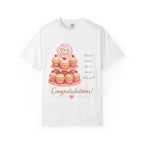 Baby Shower T-Shirt — "It's a Girl!" Cupcake Congratulations Tee