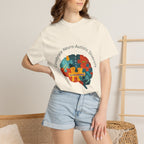 Autistic Neurodiversity Puzzle Brain T-Shirt — "Celebrate Neuro-Autistic Diversity"