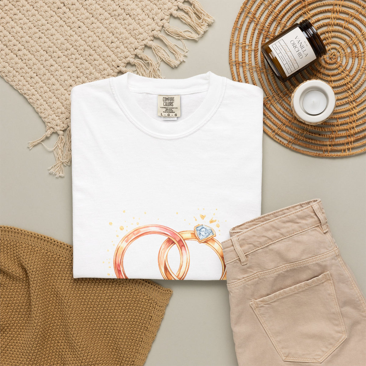 Wedding Rings T-Shirt — “Two hearts, one promise, a lifetime of love.”