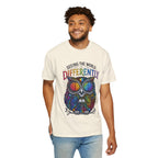 Seeing the World Differently Owl T-Shirt — Colorful Psychedelic Autism Awareness Tee