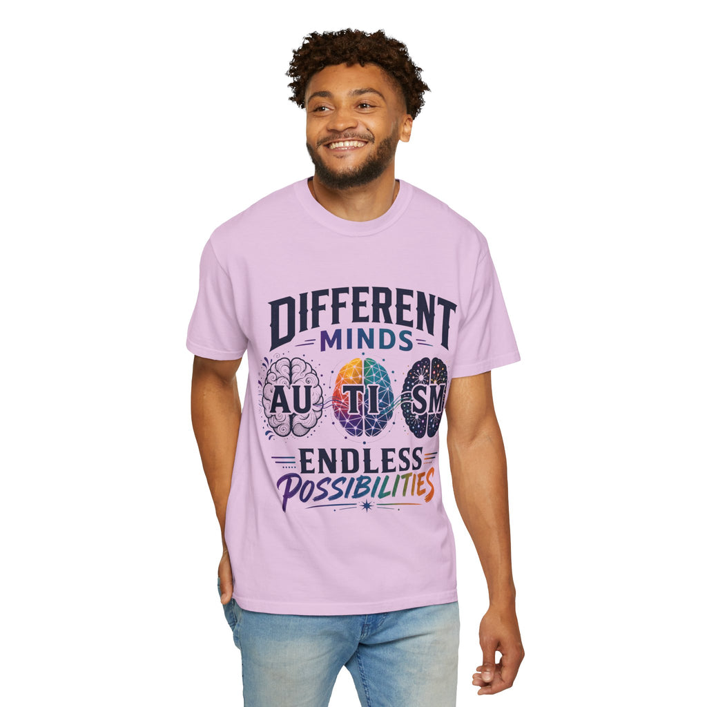 Autism Awareness T-Shirt — "Different Minds, Endless Possibilities"