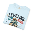 Leveling Up Again T-Shirt — "Making Memories Since Day One" Gamer Birthday Tee