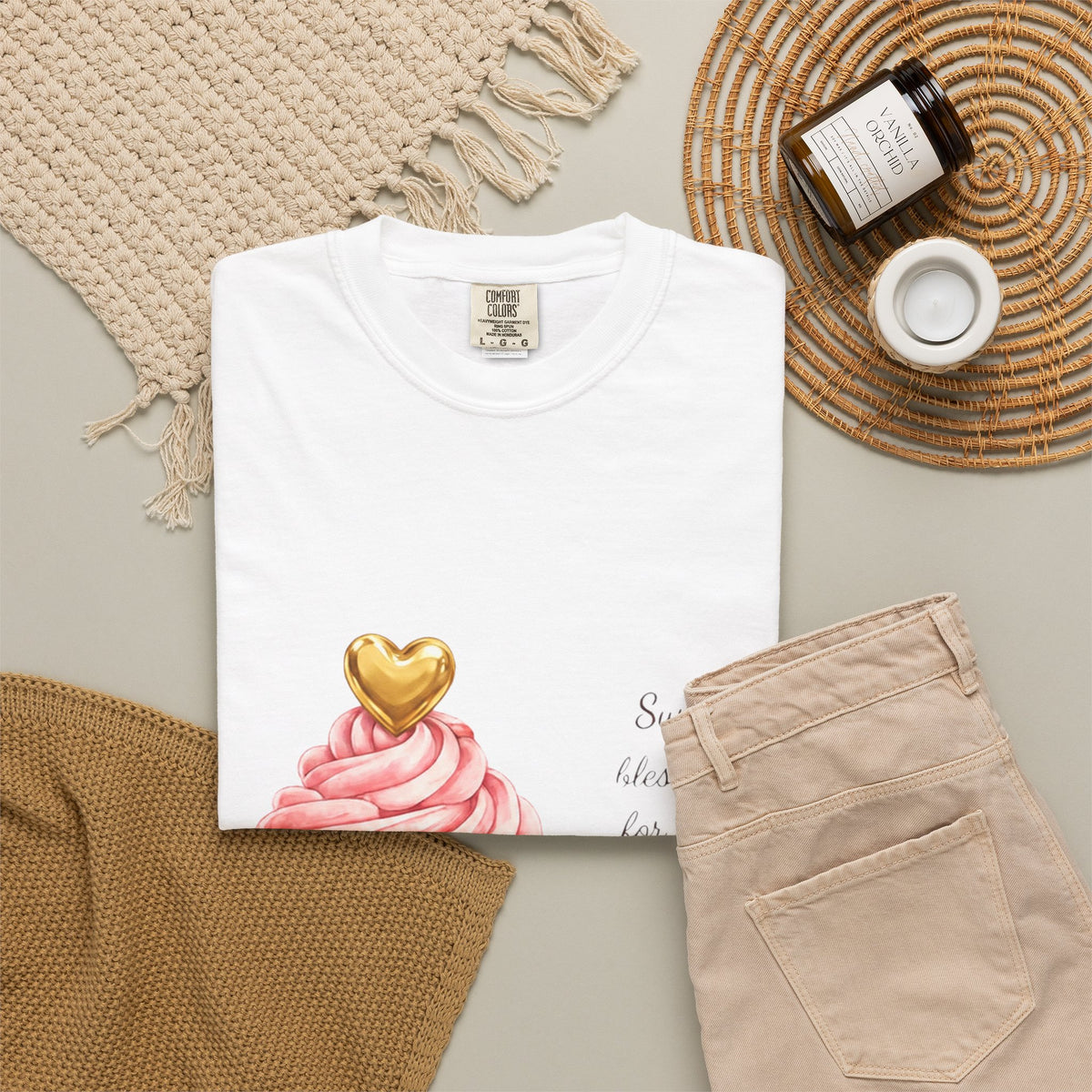 Congratulations Cupcake T-Shirt — 'Congratulations!' Sweet Blessings New Baby Gift Tee