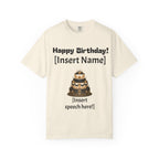 Birthday Cake Personalized T‑Shirt — "Happy Birthday! [Insert Name]" Customizable Tee