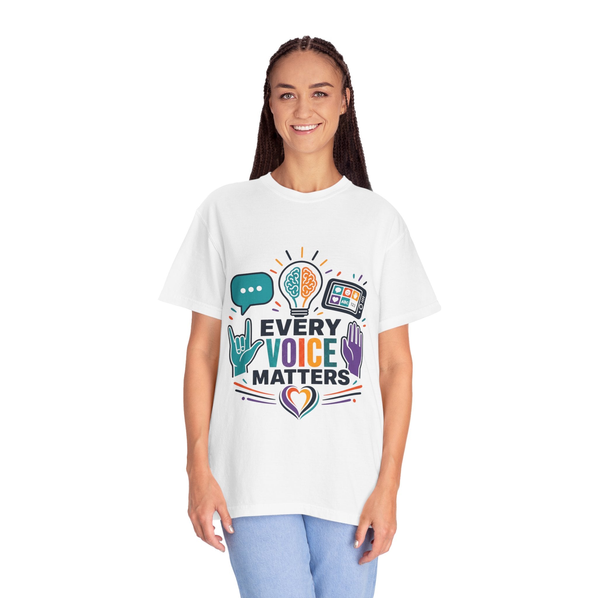 Every Voice Matters T-Shirt — Inclusive Speech & Accessibility Awareness Tee