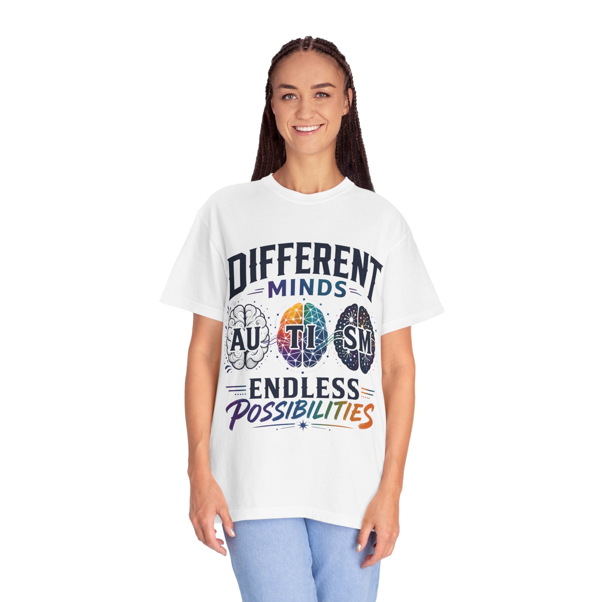 Autism Awareness T-Shirt — "Different Minds, Endless Possibilities"