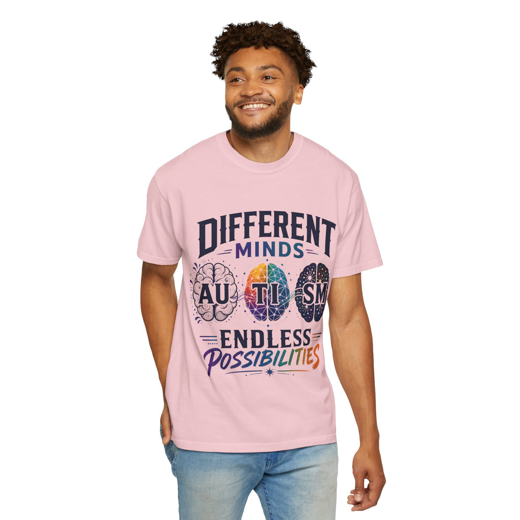 Autism Awareness T-Shirt — "Different Minds, Endless Possibilities"
