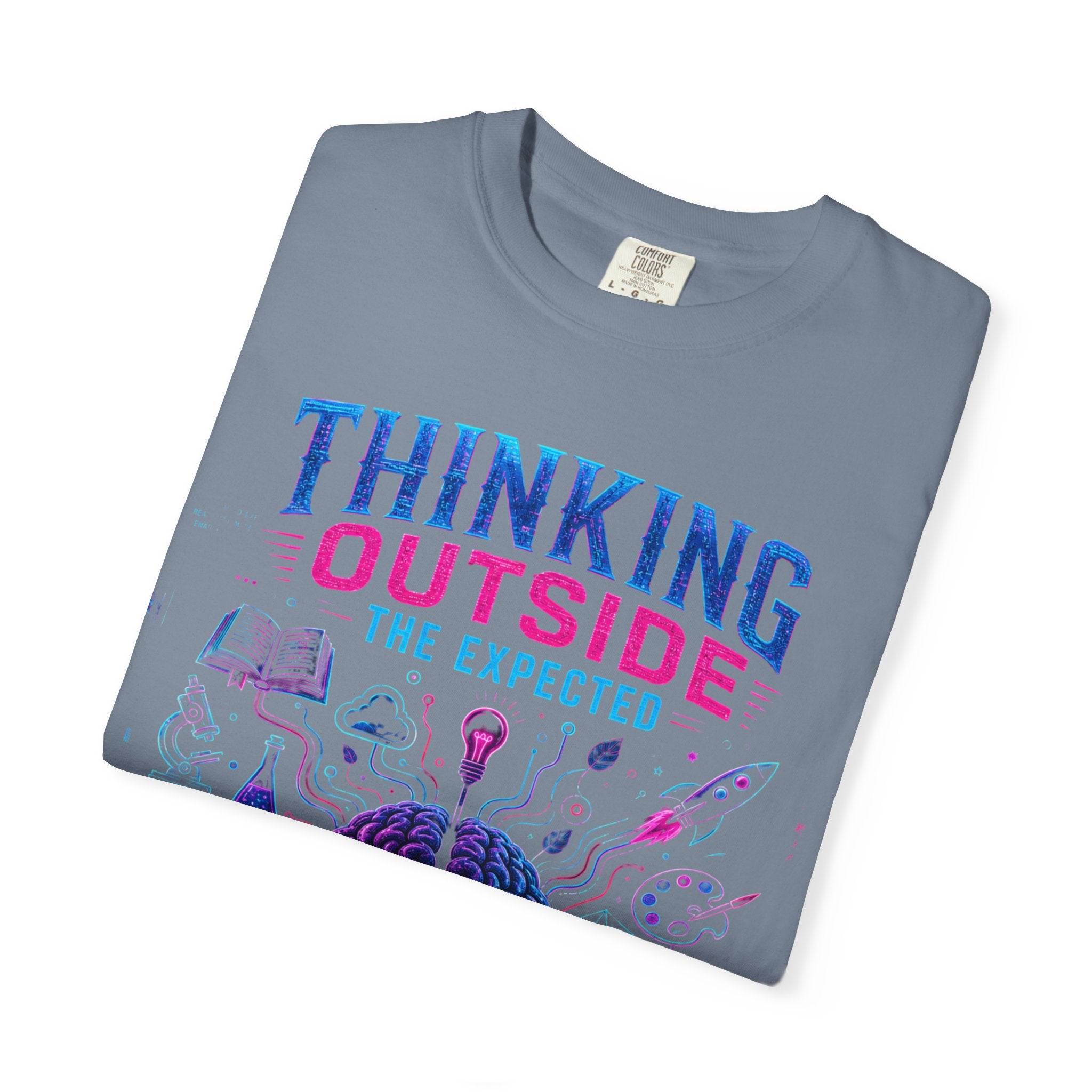 Thinking Outside the Expected T-Shirt — Creative Brain Graphic Tee