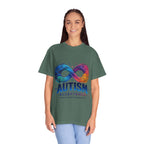 Autism Acceptance T-Shirt — Infinity Puzzle Rainbow Design
