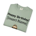 Birthday Cake Personalized T‑Shirt — "Happy Birthday! [Insert Name]" Customizable Tee