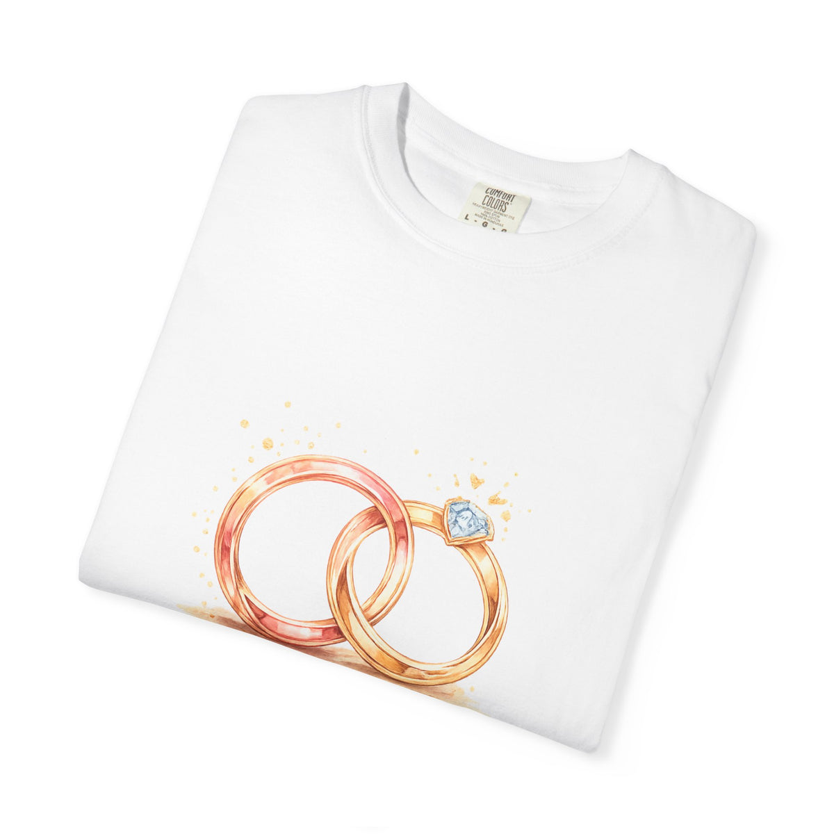 Wedding Rings T-Shirt — “Two hearts, one promise, a lifetime of love.”