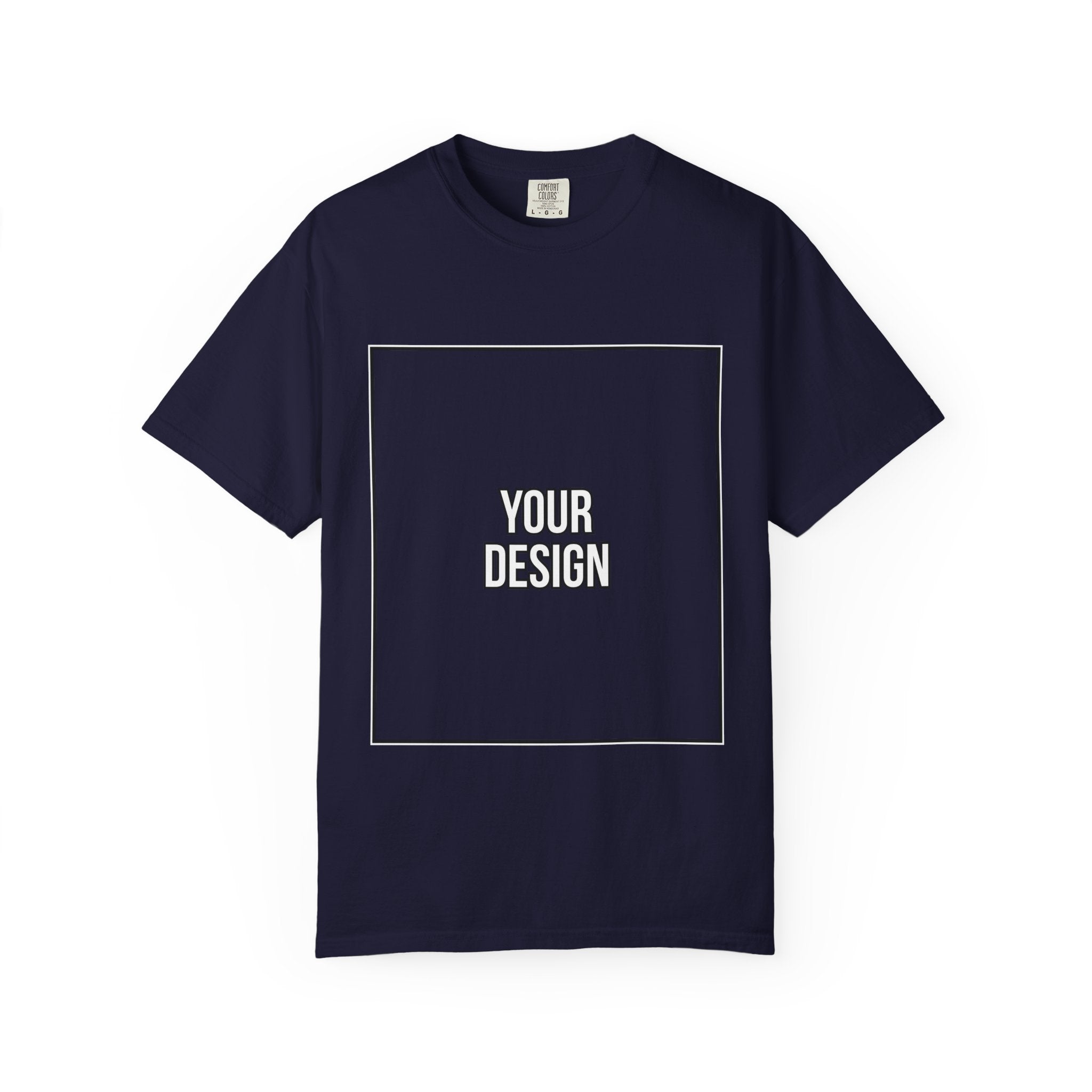 Classic Crewneck T‑Shirt — Custom Front Print Template