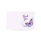 Thank You Butterfly Greeting Card — Pack of 1, 10, 30, or 50