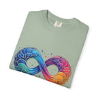 Autism Acceptance T-Shirt — Infinity Puzzle Rainbow Design